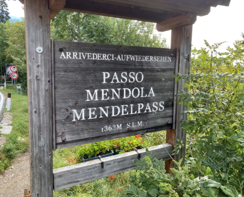 Kurventraining am Mendelpass